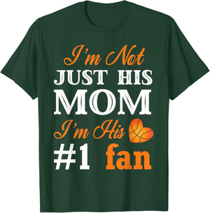 Basketball Fan Mom Quote Shirt T-Shirt - T-Shirt | Forest