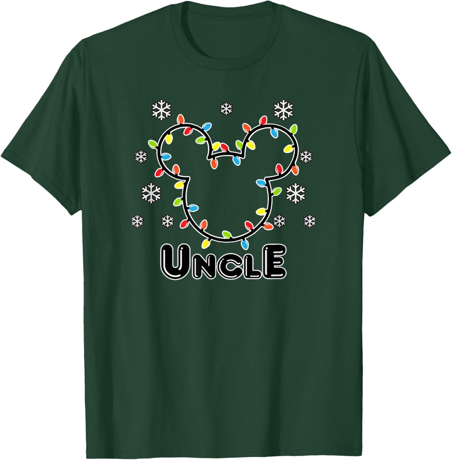 Disney - Mickey Holiday Uncle Standard T-Shirt - T-Shirt | Forest