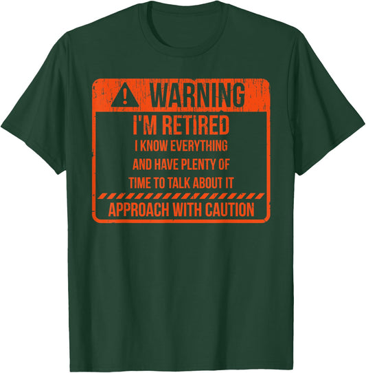 Im Retired Not Expired Retirement Plan Retiree Saying Print T-Shirt - T-Shirt | Forest