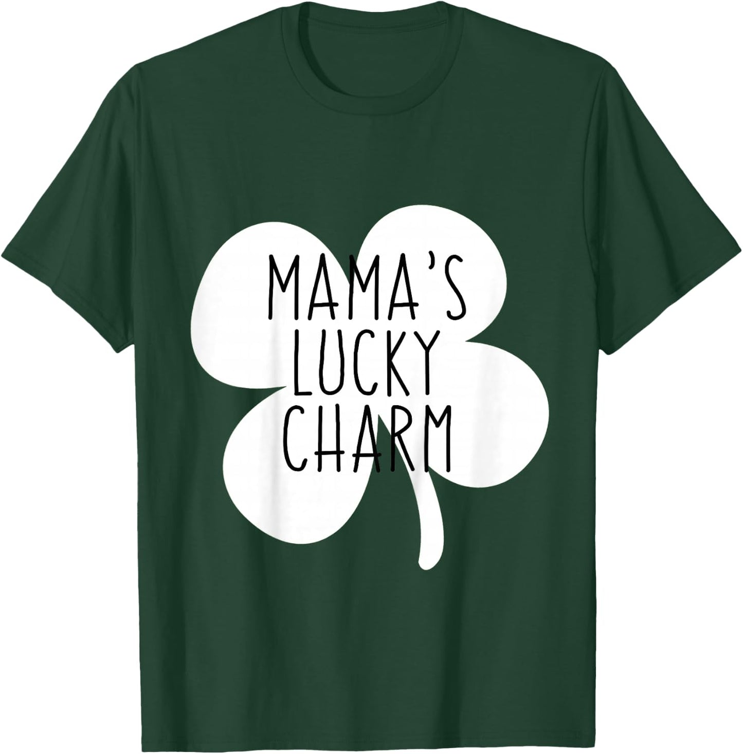 Kids Mommy and Me St Patricks Day for Toddler Mamas Lucky Charm T-Shirt - T-Shirt | Forest