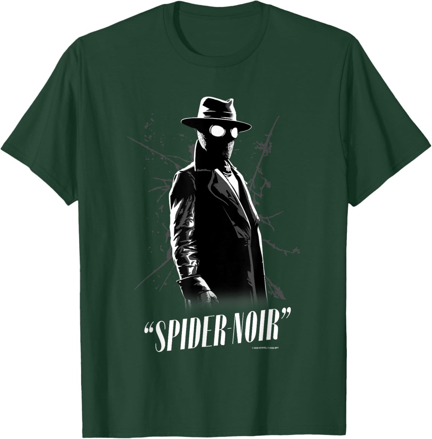 Marvel Spider-Noir Shadow Portrait T-Shirt - T-Shirt | Forest