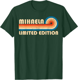 MIHAELA Retro 70s 80s Sunset Stripe T-Shirt - T-Shirt | Forest