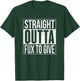Straight Outta Fux To Give Fucks To Give T-Shirt - T-Shirt | Forest