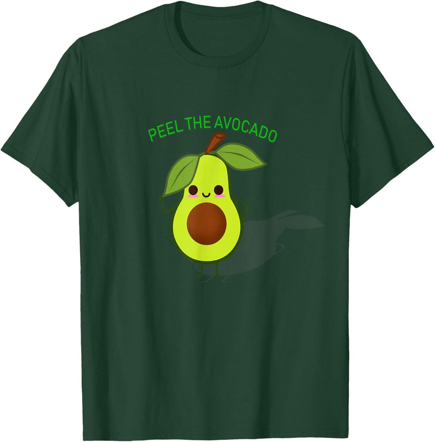 Peel the Avocado Healthy Food Veggie Guacamole T-Shirt - T-Shirt | Forest