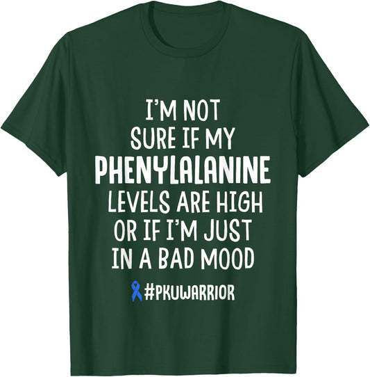 Phenylketonuria PKU Strong Phenylalanine Awareness T Shirt T-Shirt - T-Shirt | Forest
