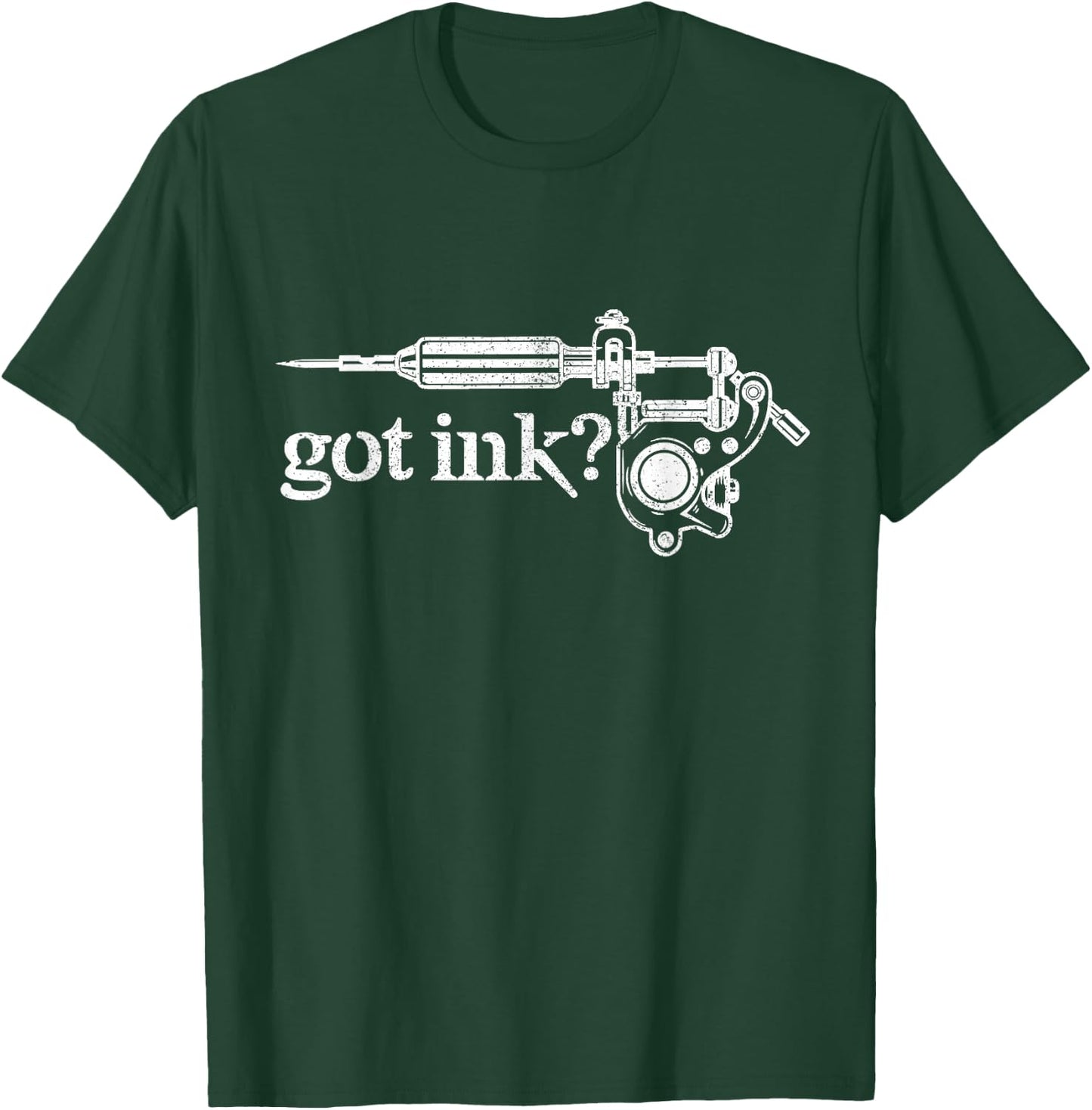 Tattoo Shirt - Got Ink ? Tattoo Gun Artist Inked Gift T-Shirt - T-Shirt | Forest