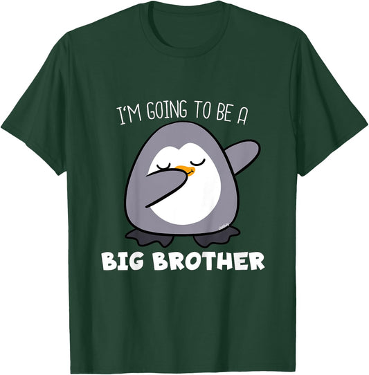 Kids Im going to be a Big Brother Shirt Penguin T-Shirt - T-Shirt | Forest