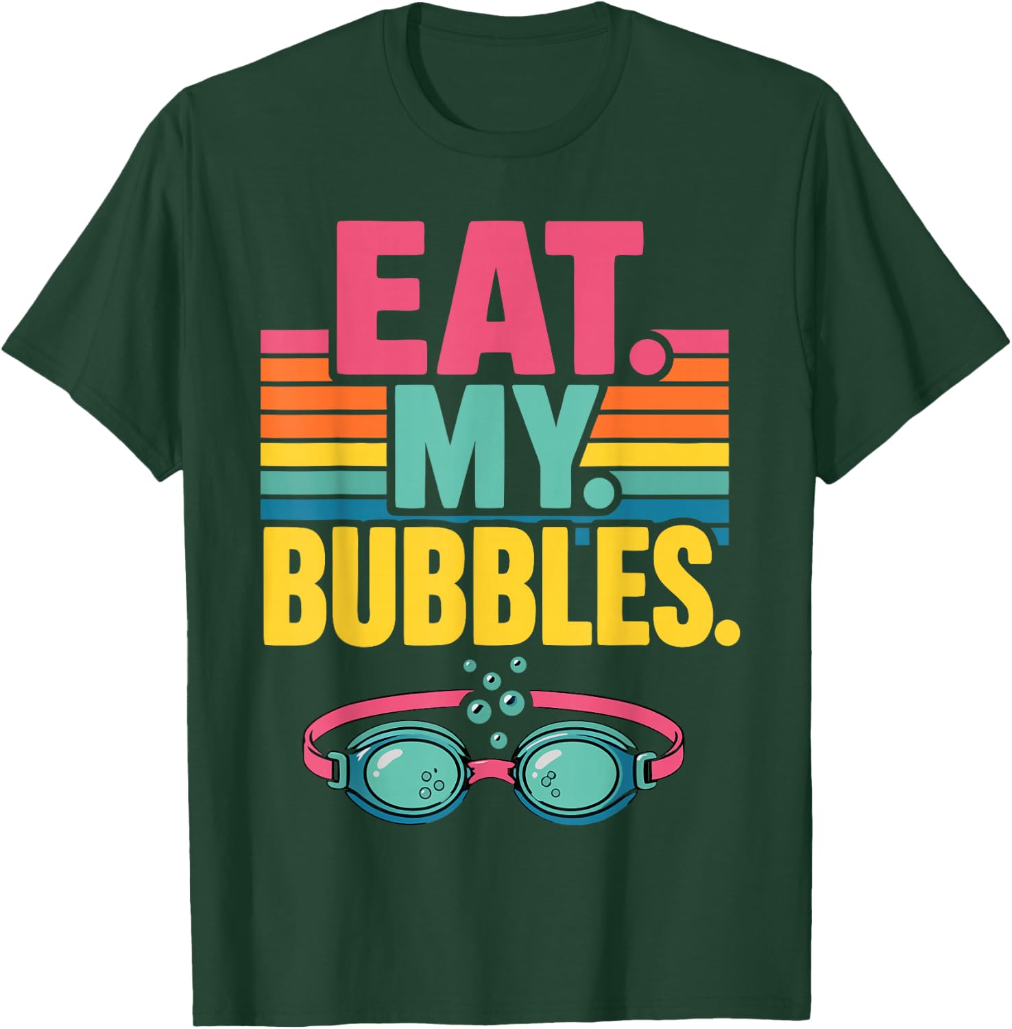 Funny Swim Team Swimming T-Shirt - T-Shirt | Forest
