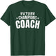 Youth Gymnastics Coach Proud Future Champion Builder T-Shirt - T-Shirt | Forest