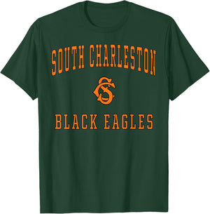 South Charleston High School Black Eagles C1 T-Shirt - T-Shirt | Forest