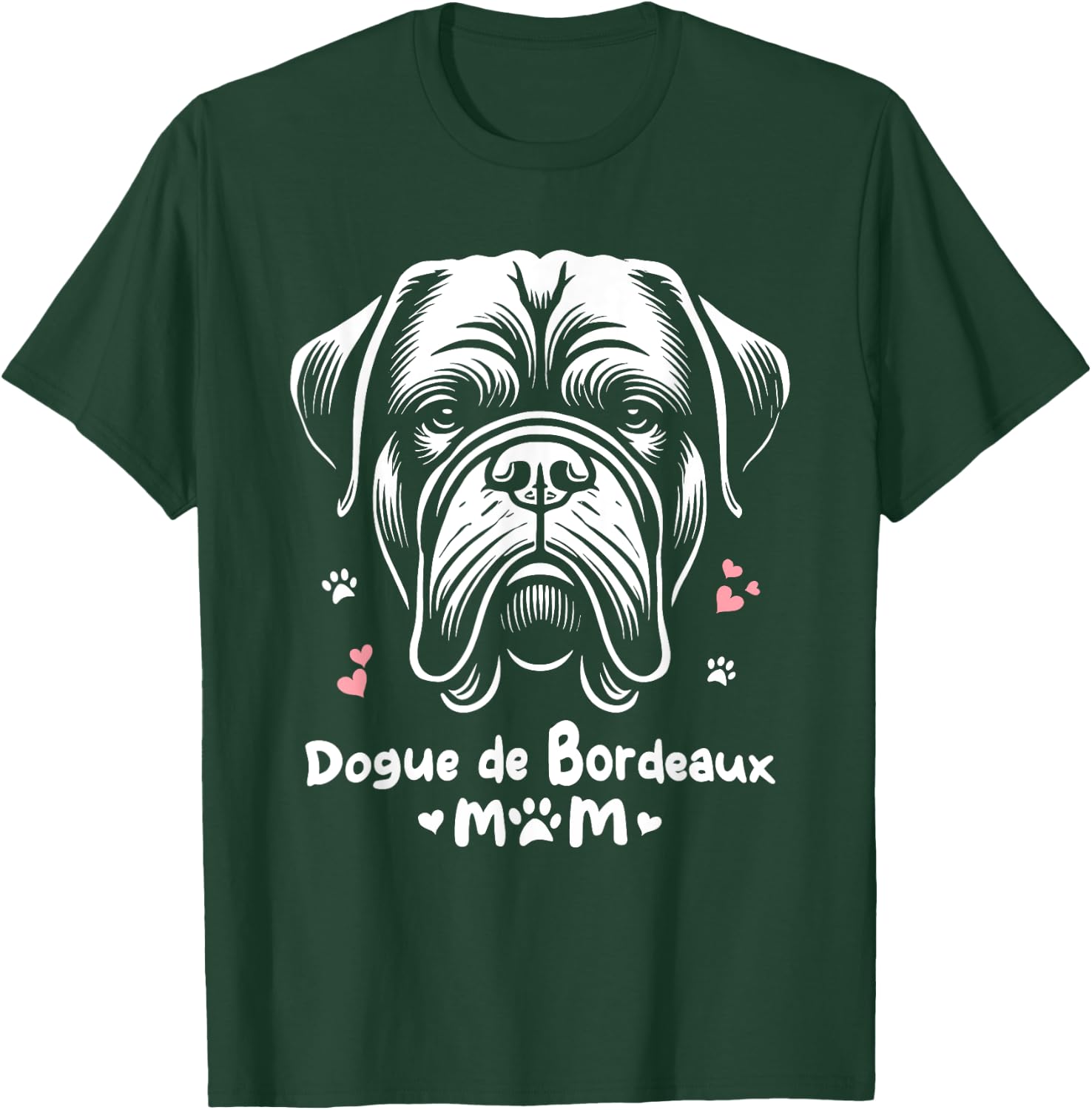 Dogue De Bordeaux Mom Mastiff Bordeauxdog T-Shirt - T-Shirt | Forest