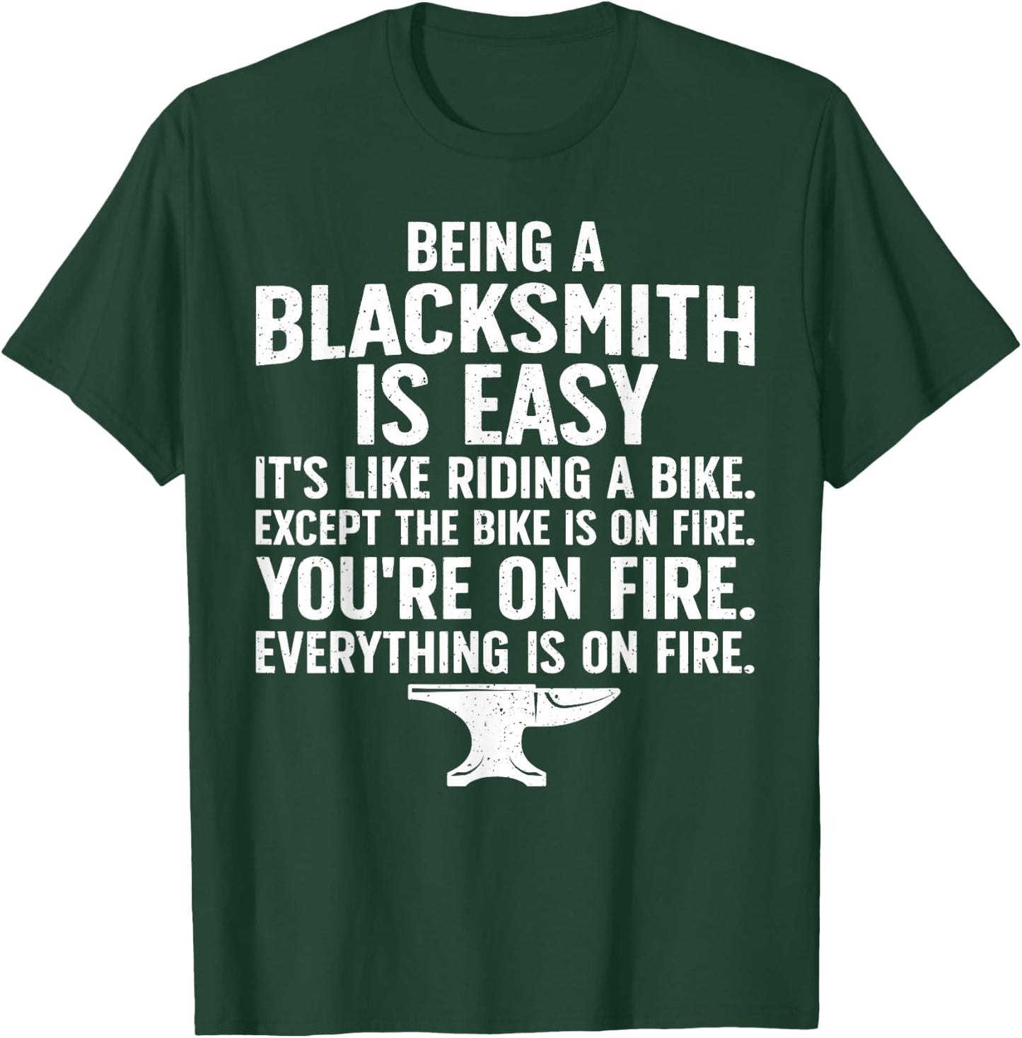 Blacksmith Art Women Forging Tools Blacksmithing T-Shirt - T-Shirt | Forest