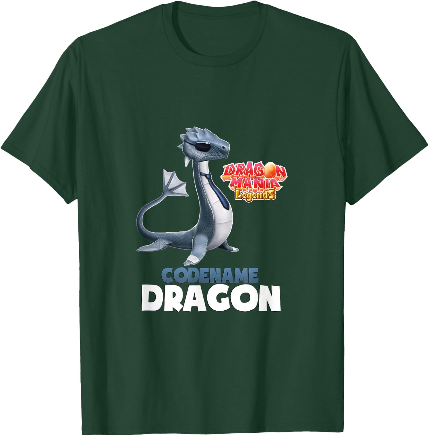 Dragon Mania Legends "Dragon Code Name" T-Shirt - T-Shirt | Forest