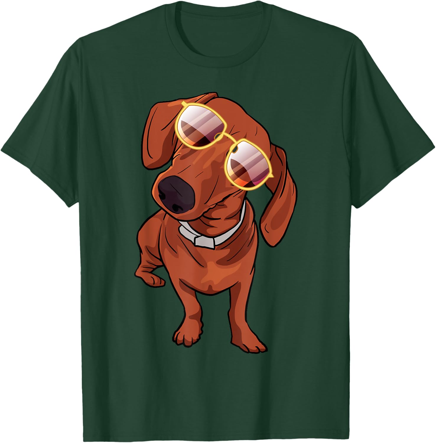 Dachshund Shirt, Funny for Cute Dog Lovers Men Women Kids T-Shirt - T-Shirt | Forest