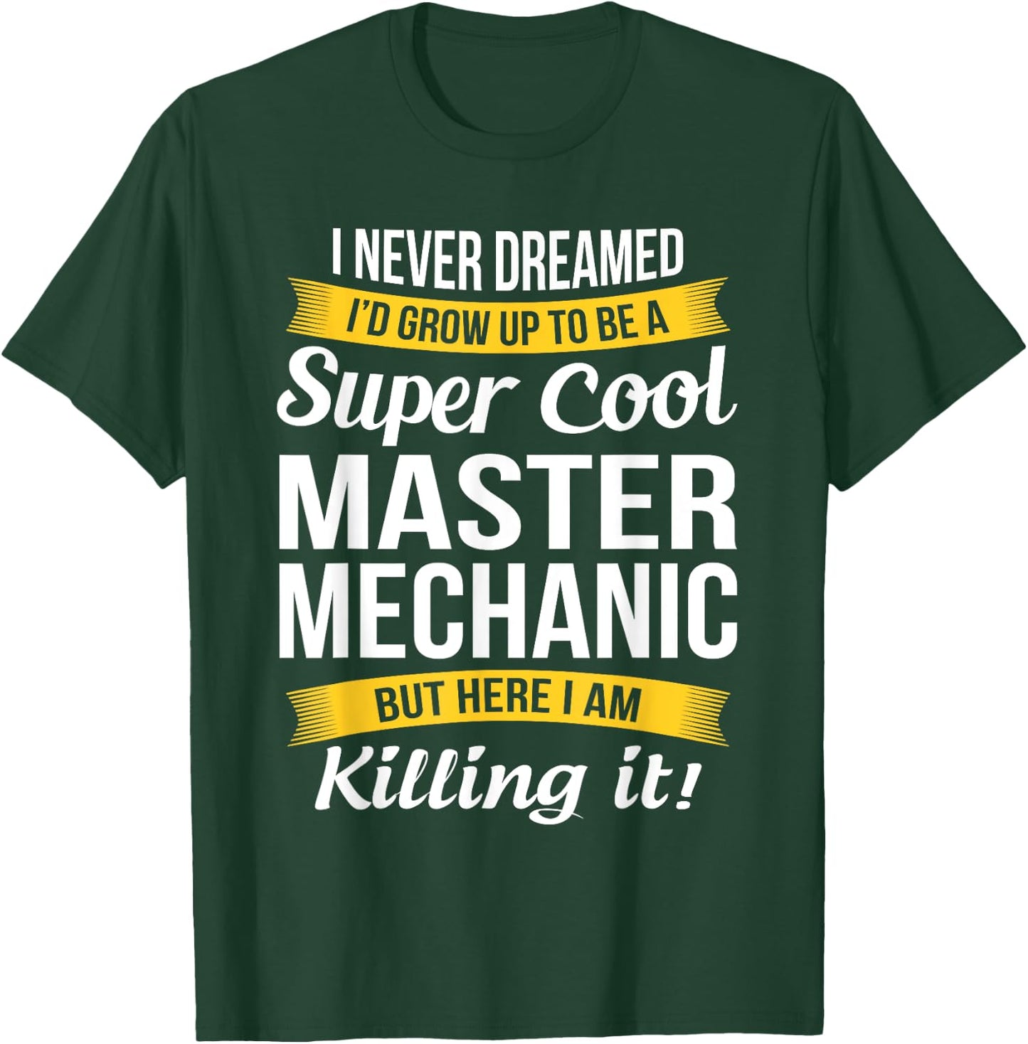 Master Mechanic Funny Gift T-Shirt - T-Shirt | Forest