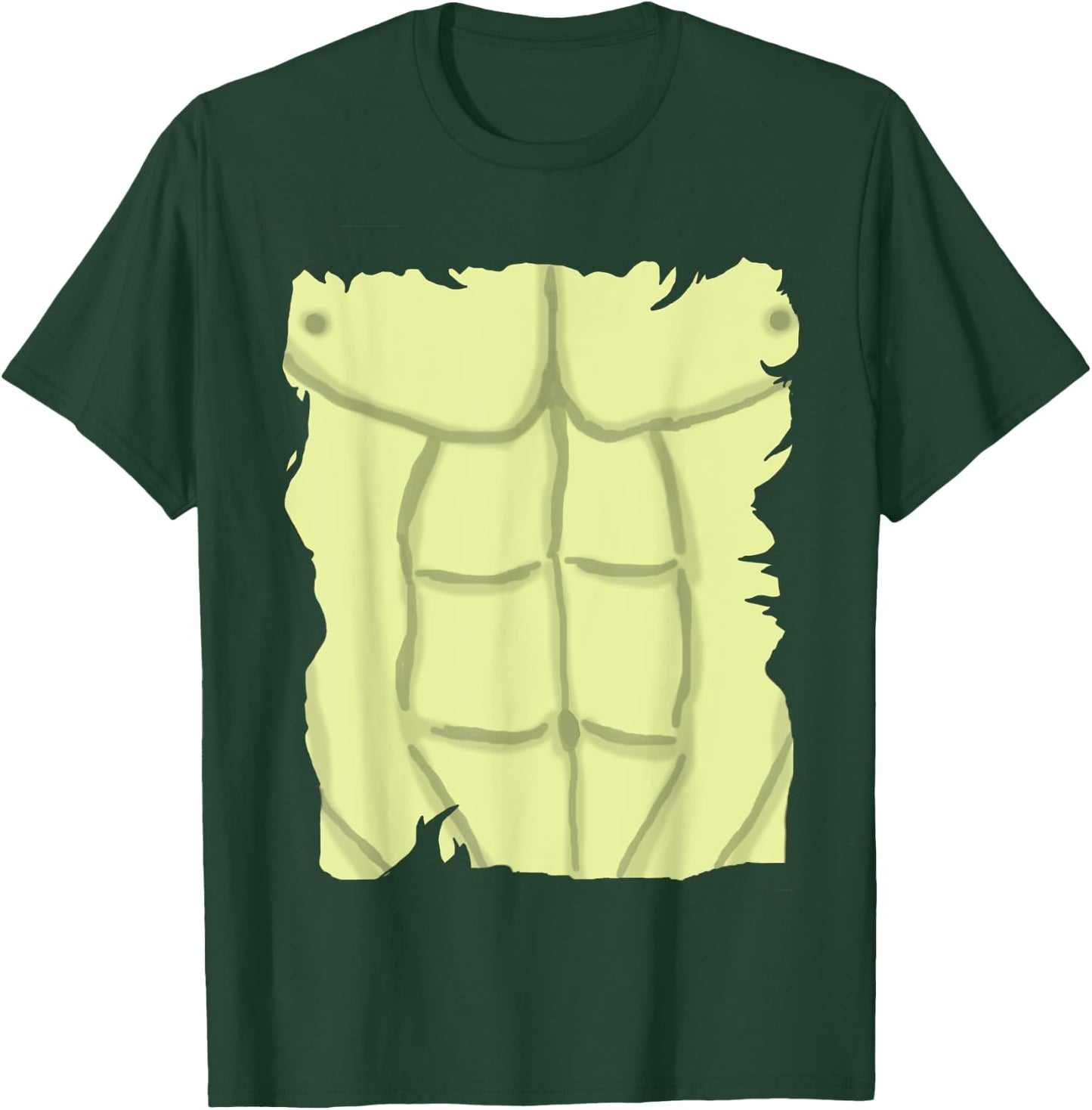 Muscle Bodybuilder Six Pack Abs Ripped Men Boys Kids T-Shirt - T-Shirt | Forest