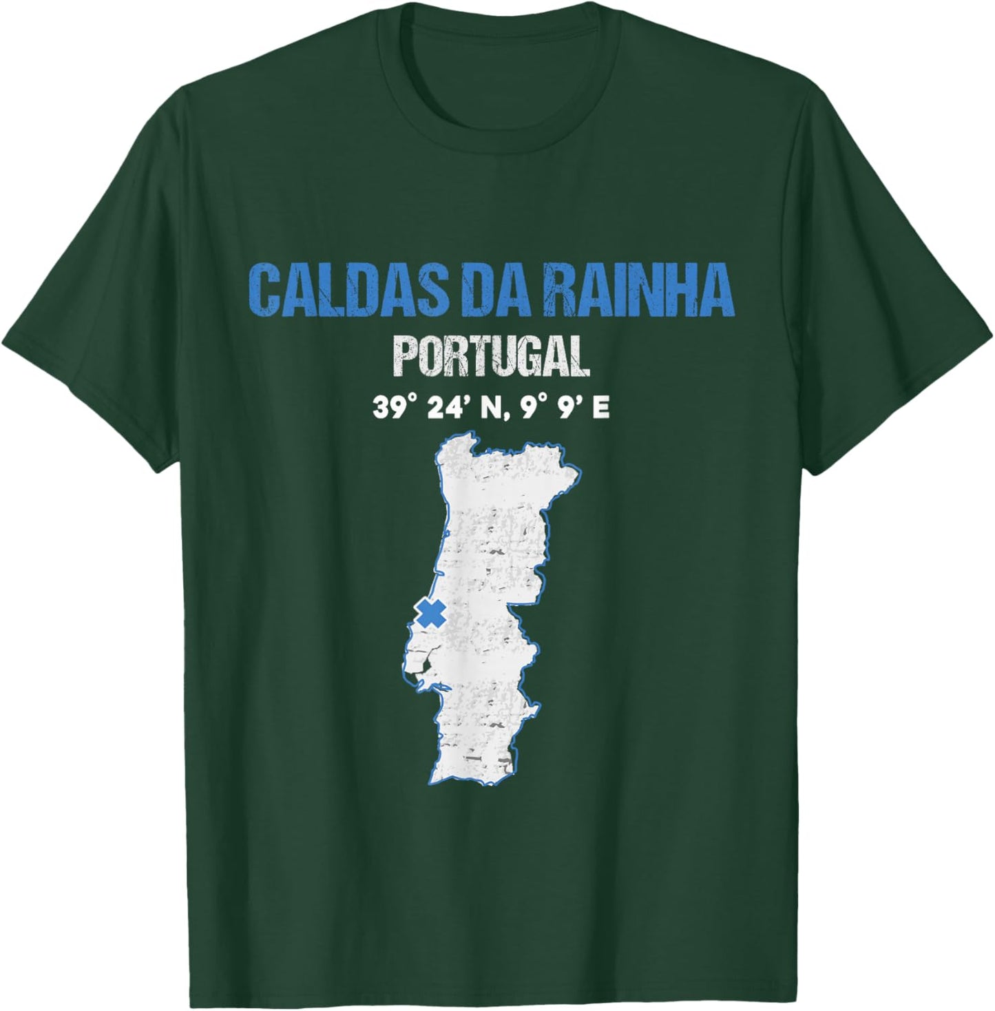 Caldas da Rainha Portugal City T-Shirt - T-Shirt | Forest
