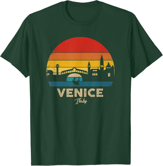 Vintage Venice Italy Souvenir T-Shirt - T-Shirt | Forest