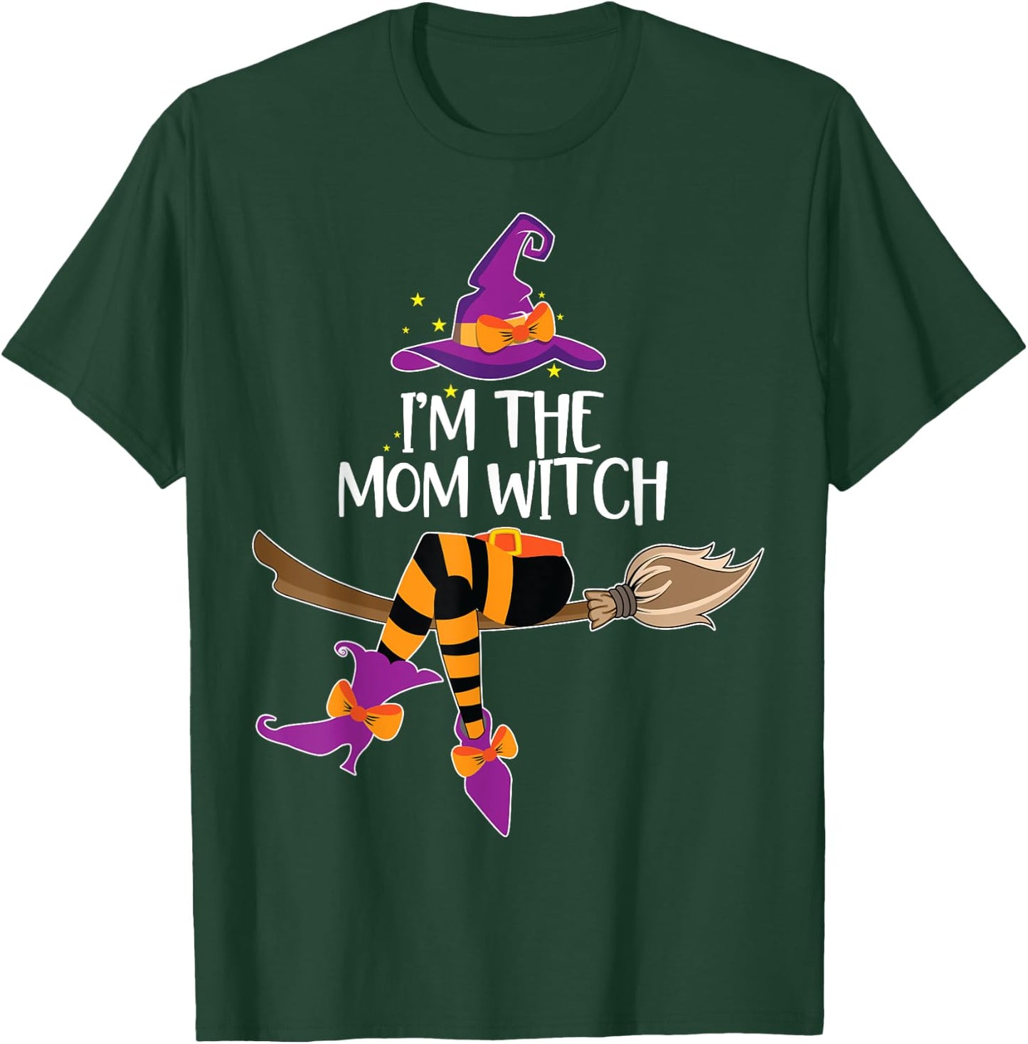 Im the Mom Witch Shirt Halloween Matching Group Costume T-Shirt - T-Shirt | Forest