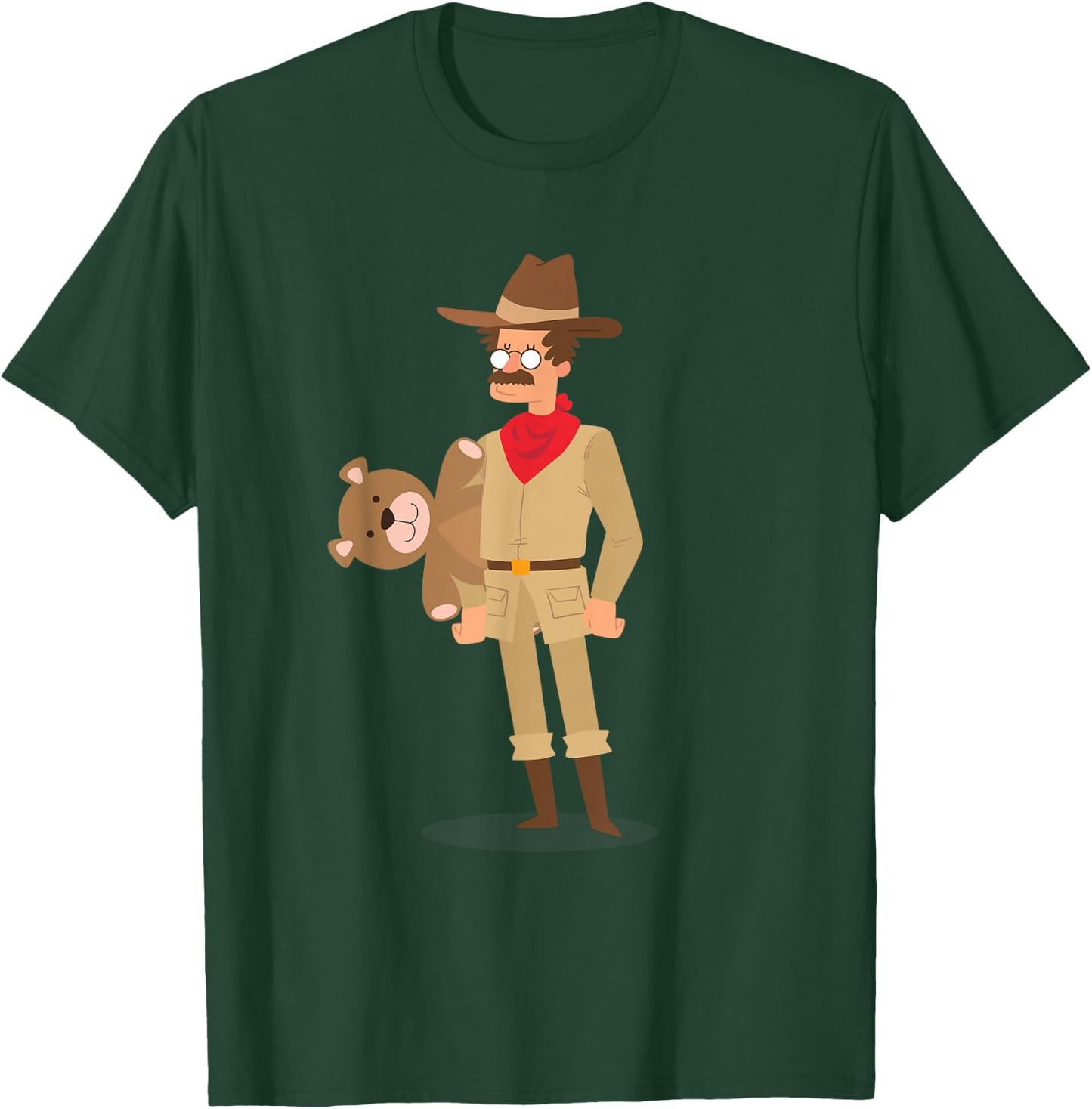 Teddy Roosevelt Shirt Teddy Bear T-Shirt - T-Shirt | Forest