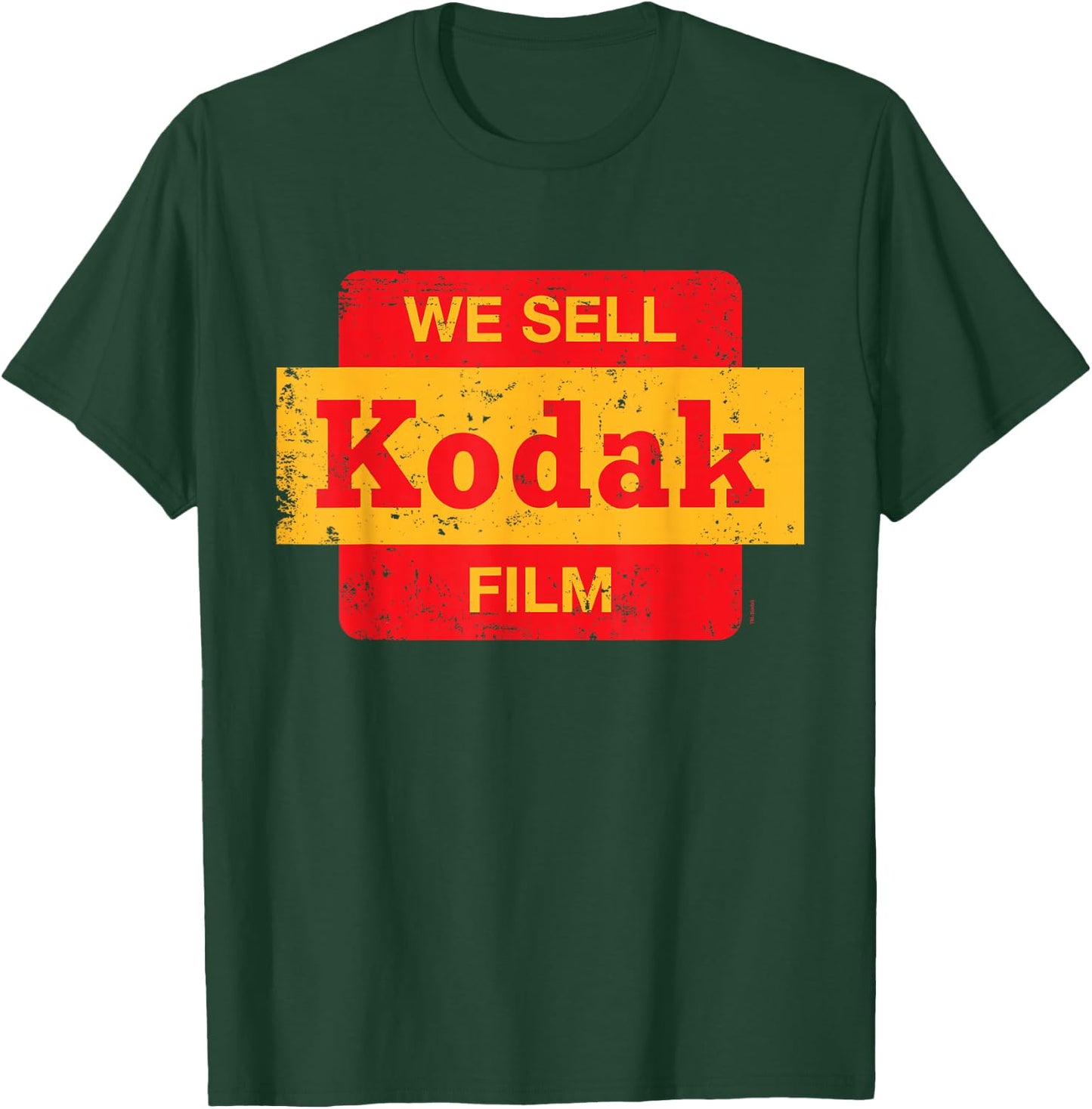 Vintage 'We Sell Kodak Film' Retail Sign Design Small T-Shirt - T-Shirt | Forest