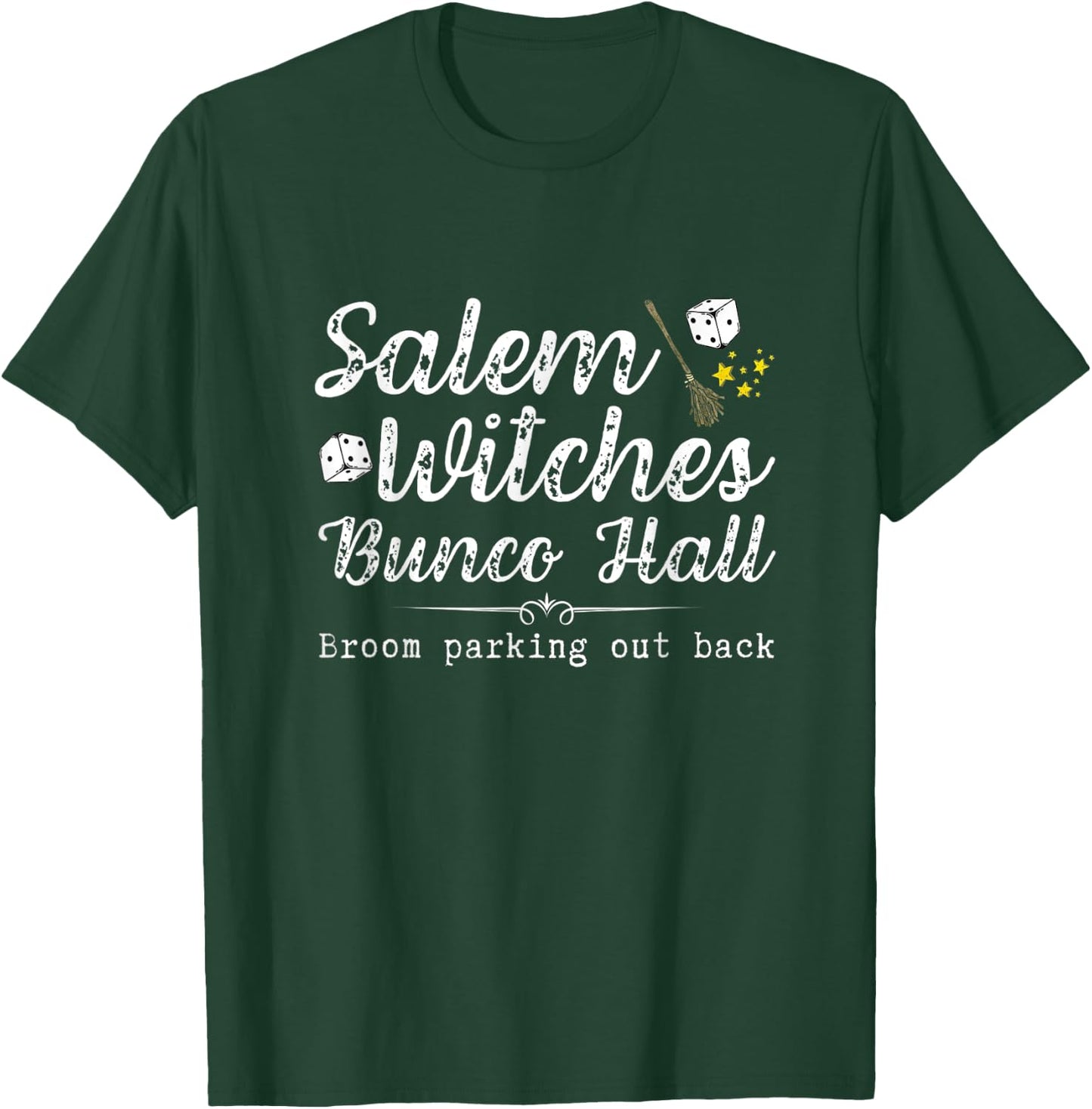 Salem Bunco Hall Halloween Funny Gift or Prize Idea T-Shirt - T-Shirt | Forest