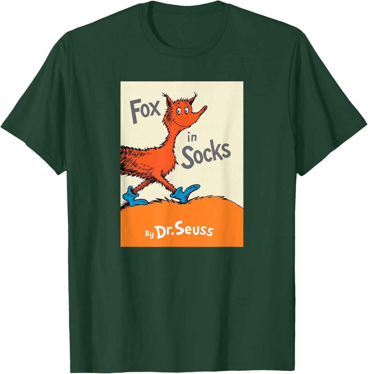 Dr. Seuss Fox in Socks Book Cover T-Shirt - T-Shirt | Forest