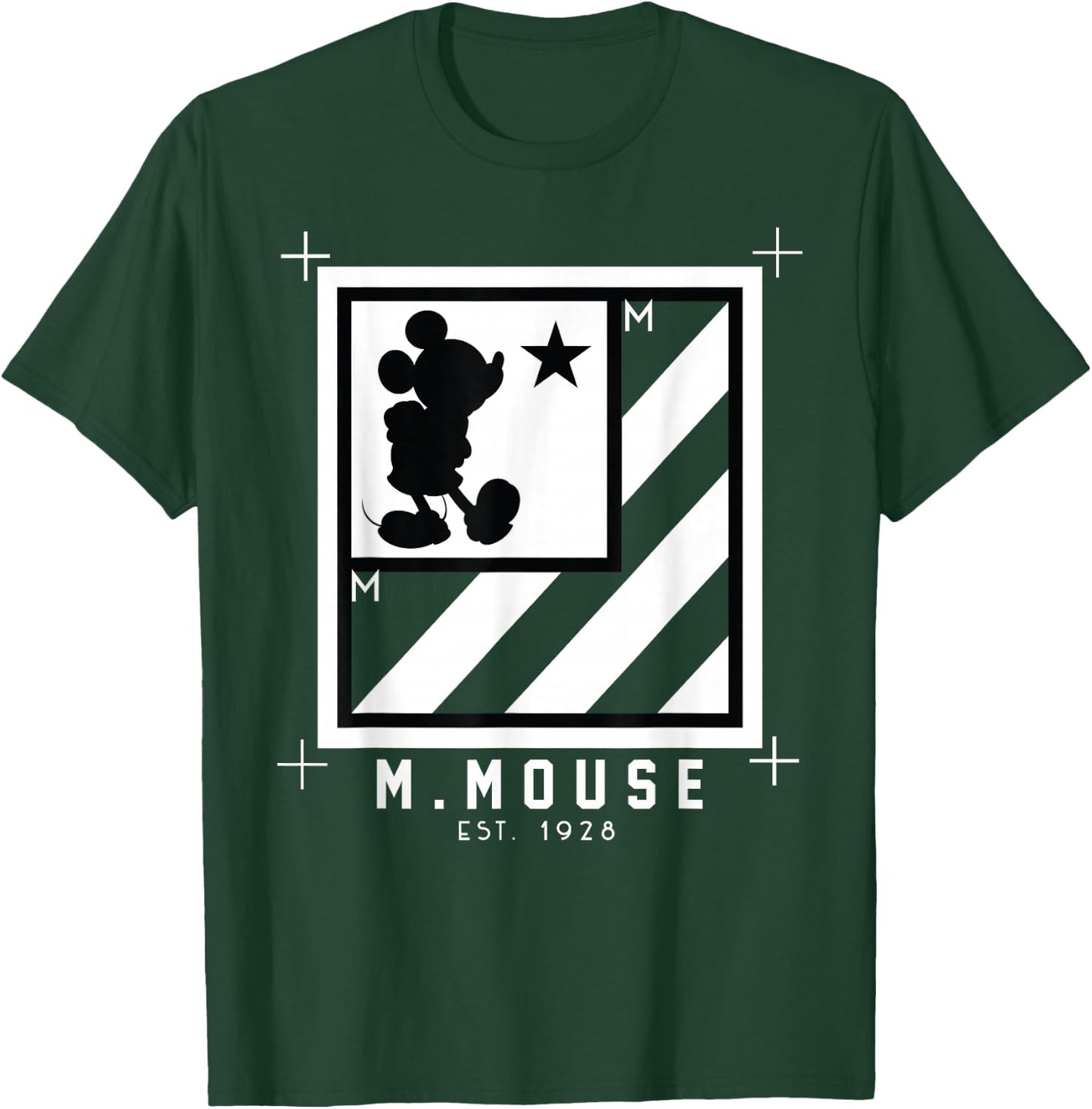 Disney - Mickey Mouse Box with stripes T-Shirt - T-Shirt | Forest