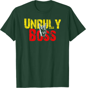 Unruly Boss Jamaica! Jamaican Dancehall Fan T-Shirt - T-Shirt | Forest