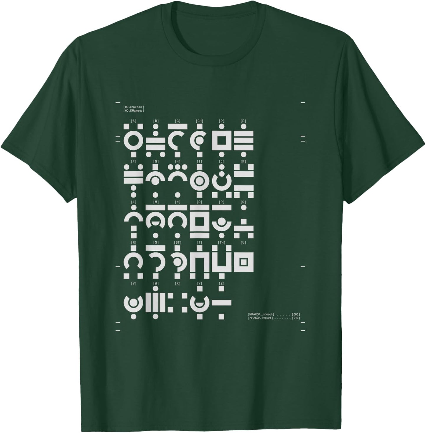 Marvel X-Men Krakoan Language Decoder T-Shirt - T-Shirt | Forest