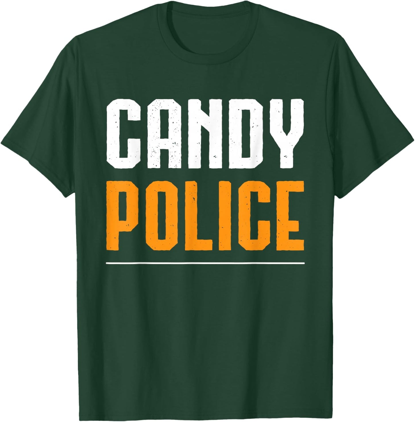 Candy Police Halloween Shirt Costume Mom & Dad T-Shirt - T-Shirt | Forest