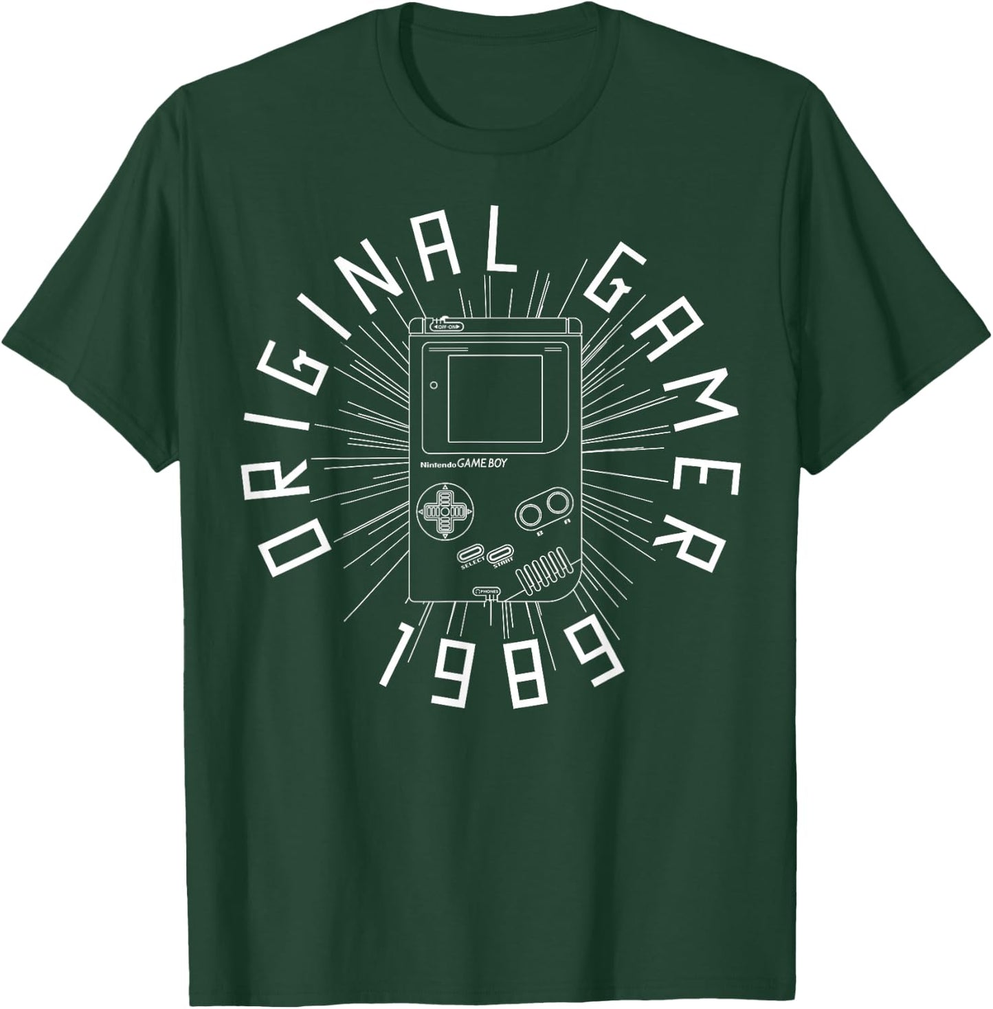 Nintendo Gameboy Original Gamer '89 Graphic T-Shirt - T-Shirt | Forest