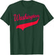 College University Style Washington National Baseball Sport T-Shirt - T-Shirt | Forest