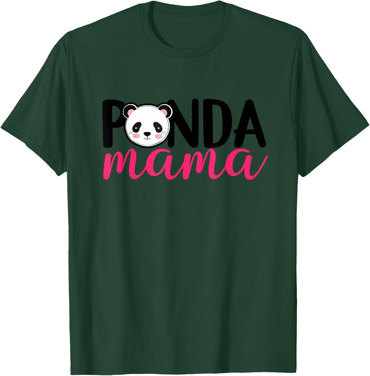 Panda Mama - Panda Gifts For Panda Mom Cute Panda Outfit T-Shirt - T-Shirt | Forest