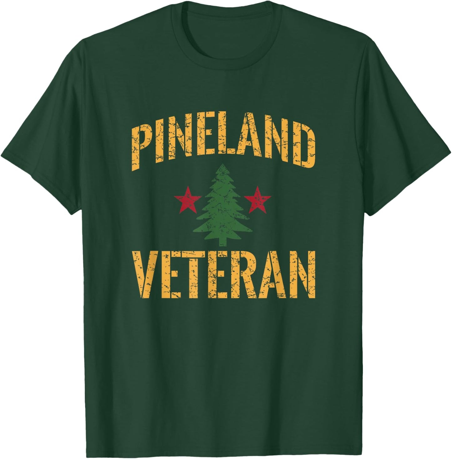 Army War in Pineland Veteran T-Shirt - T-Shirt | Forest