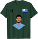 Uruguay Foot Jersey Shirt 2018 Suarez World Soccer Men Women T-Shirt - T-Shirt | Forest