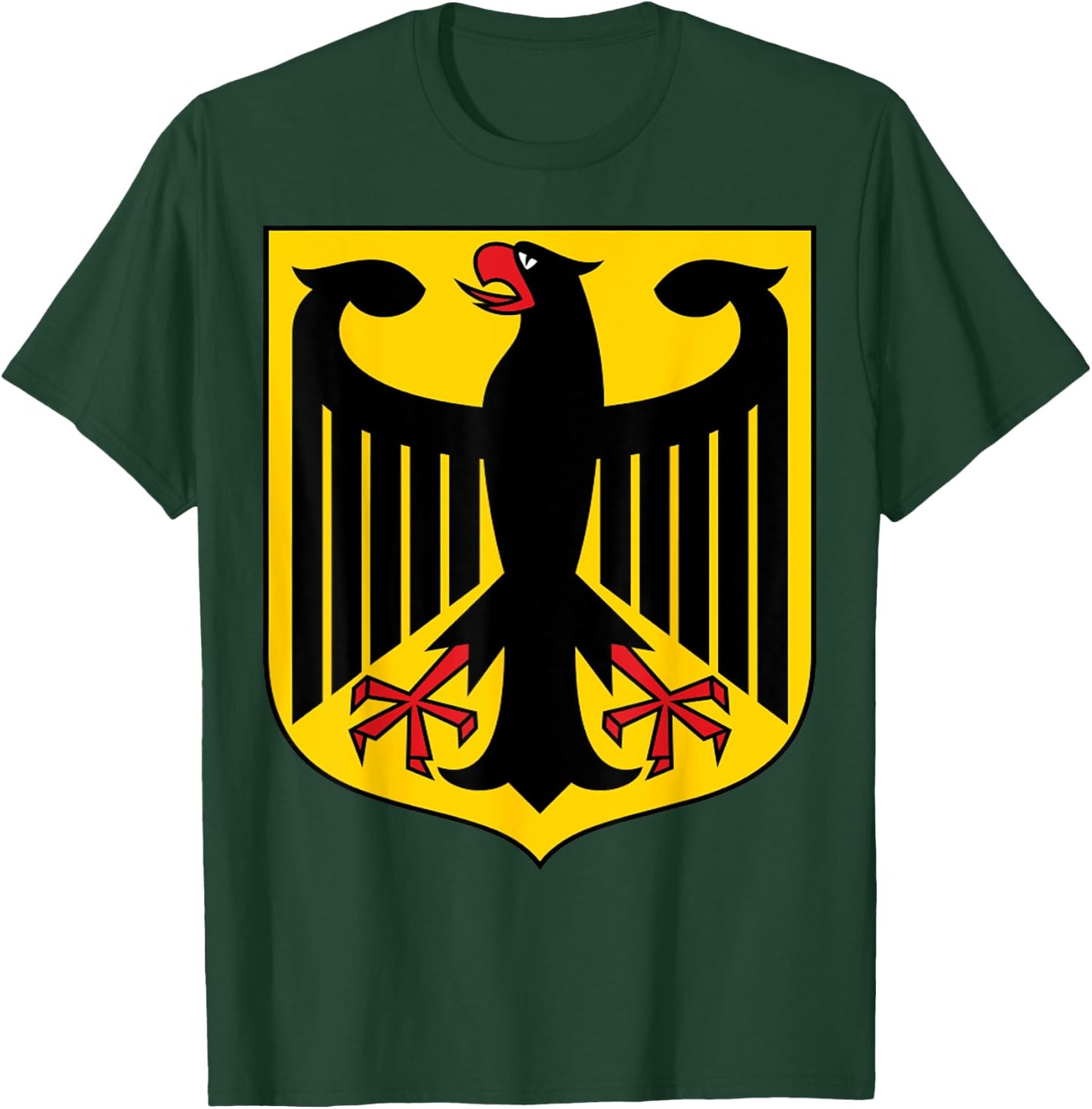 Deutschland Eagle Emblem of Germany T-Shirt - T-Shirt | Forest