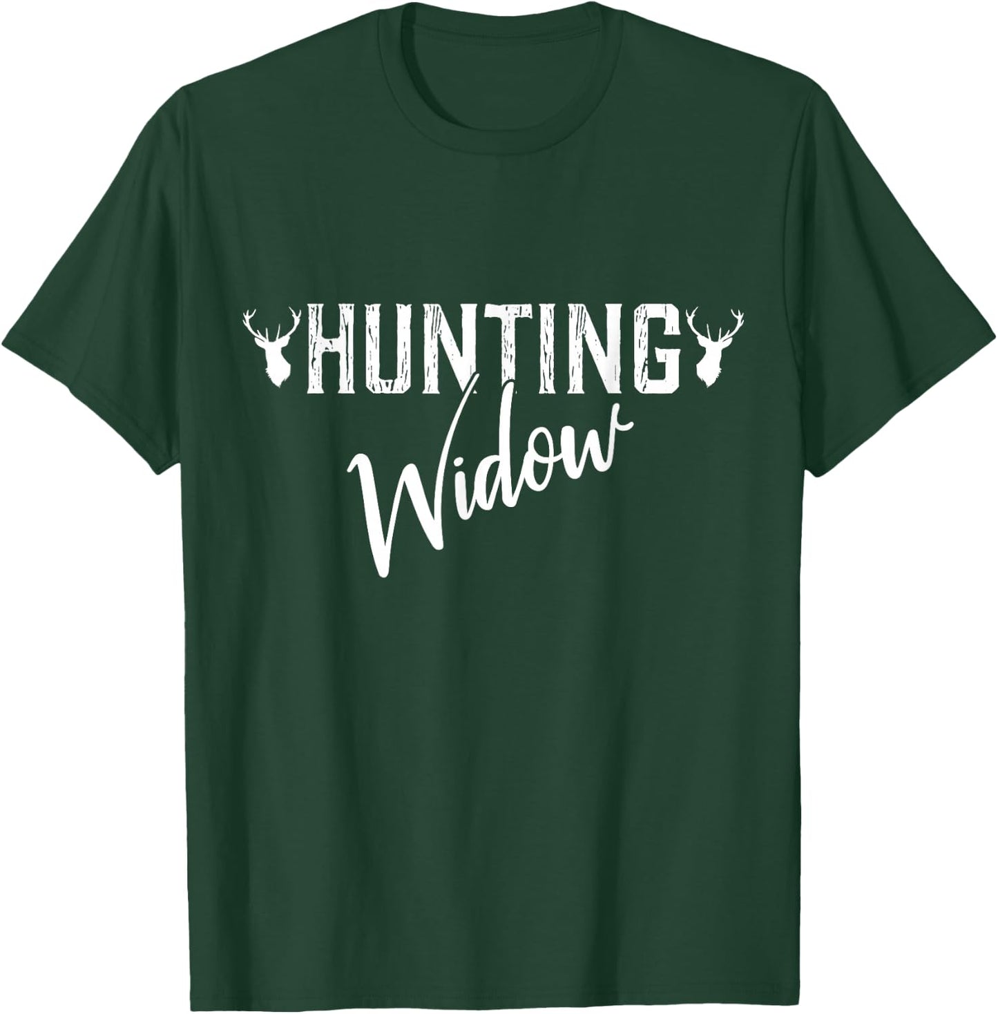 Funny Deer Hunting Shirts Hunting Widow T-Shirt - T-Shirt | Forest