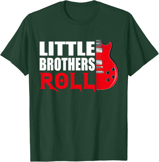 Little Brothers Roll Shirt Funny Matching Younger Brother T T-Shirt - T-Shirt | Forest