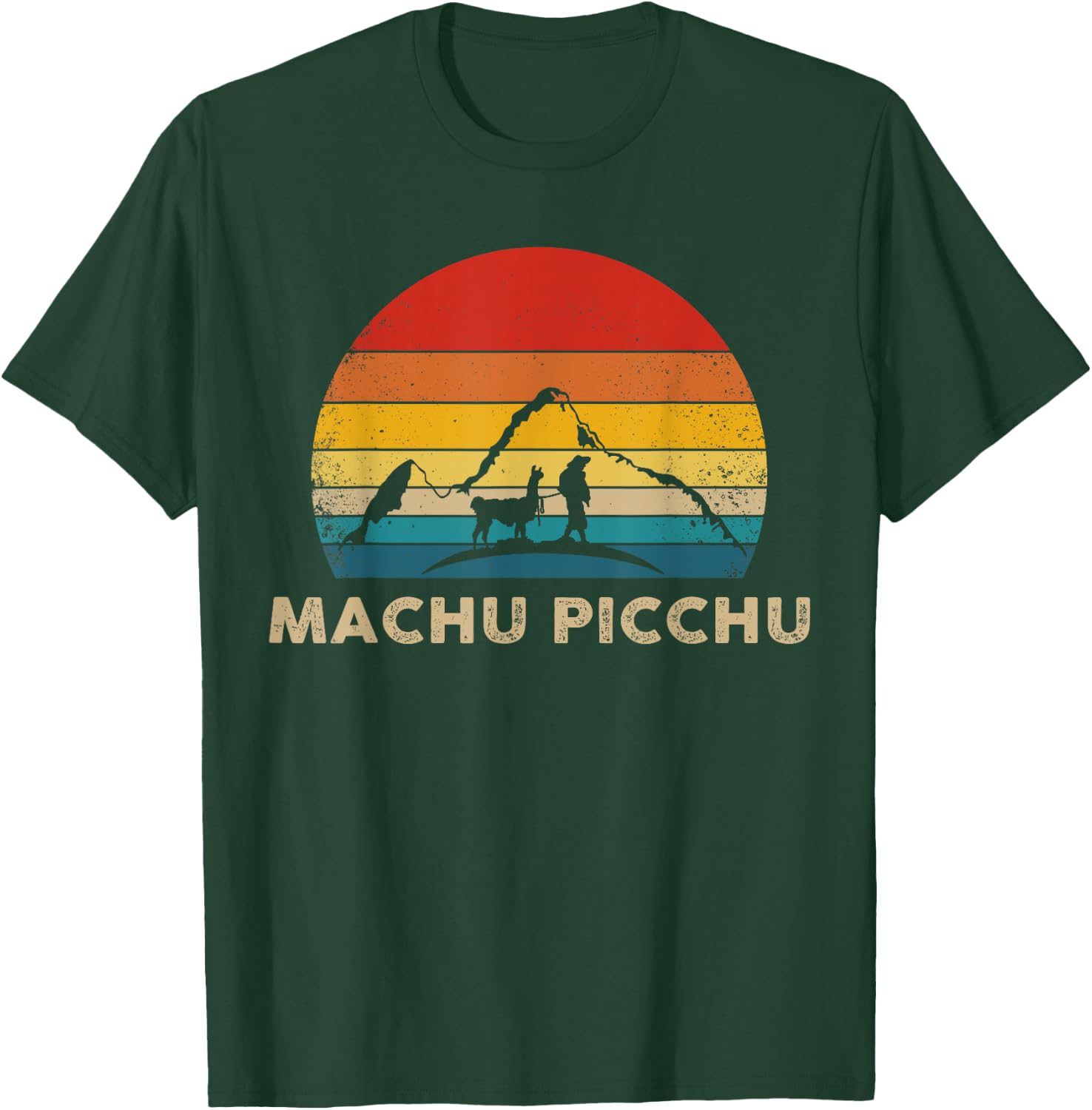 Vintage Machu Picchu - Peru Souvenir T Shirt T-Shirt - T-Shirt | Forest