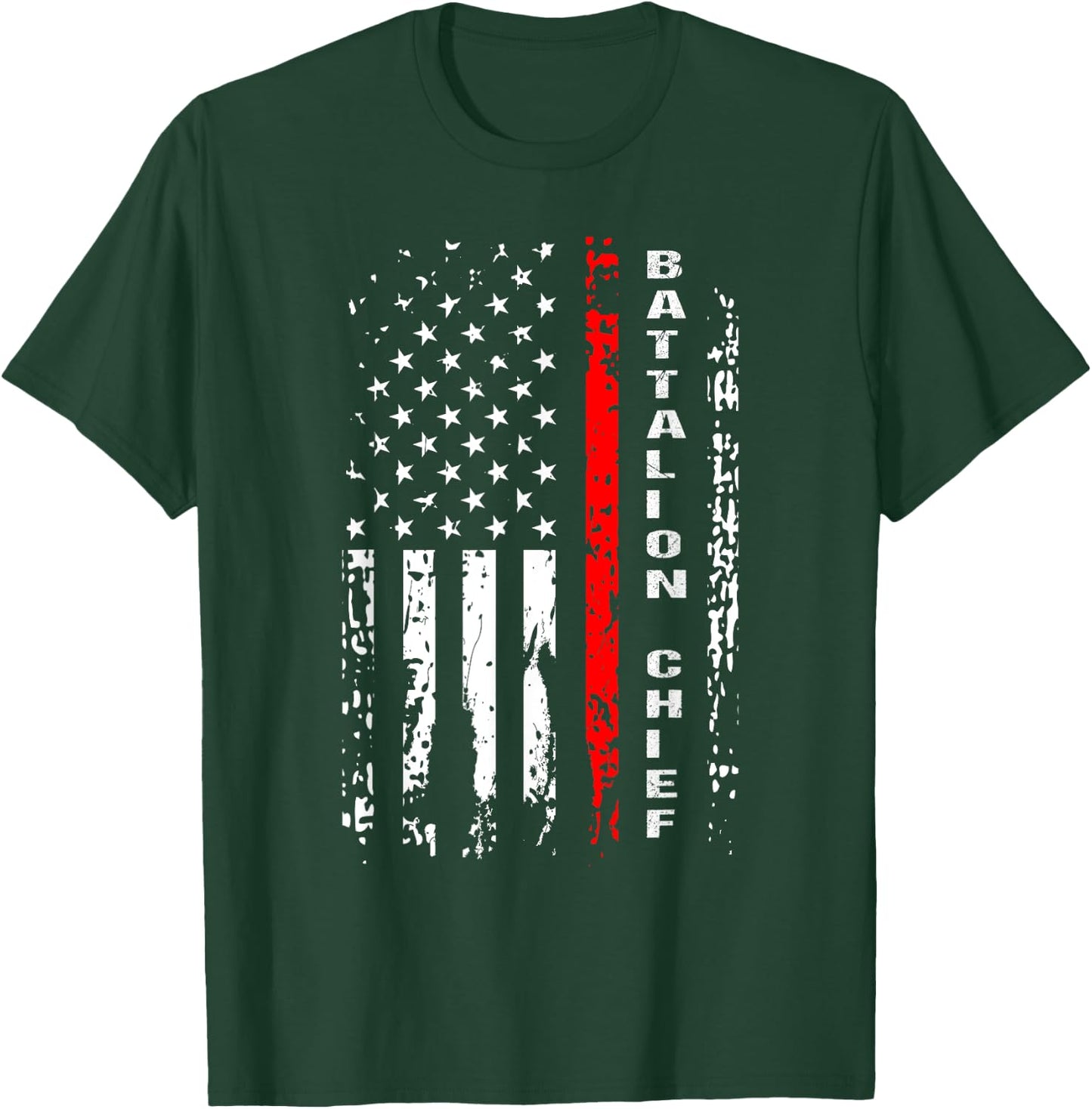 Firefighter Battalion Chief Shirt Battalion Chief Gift T-Shirt - T-Shirt | Forest
