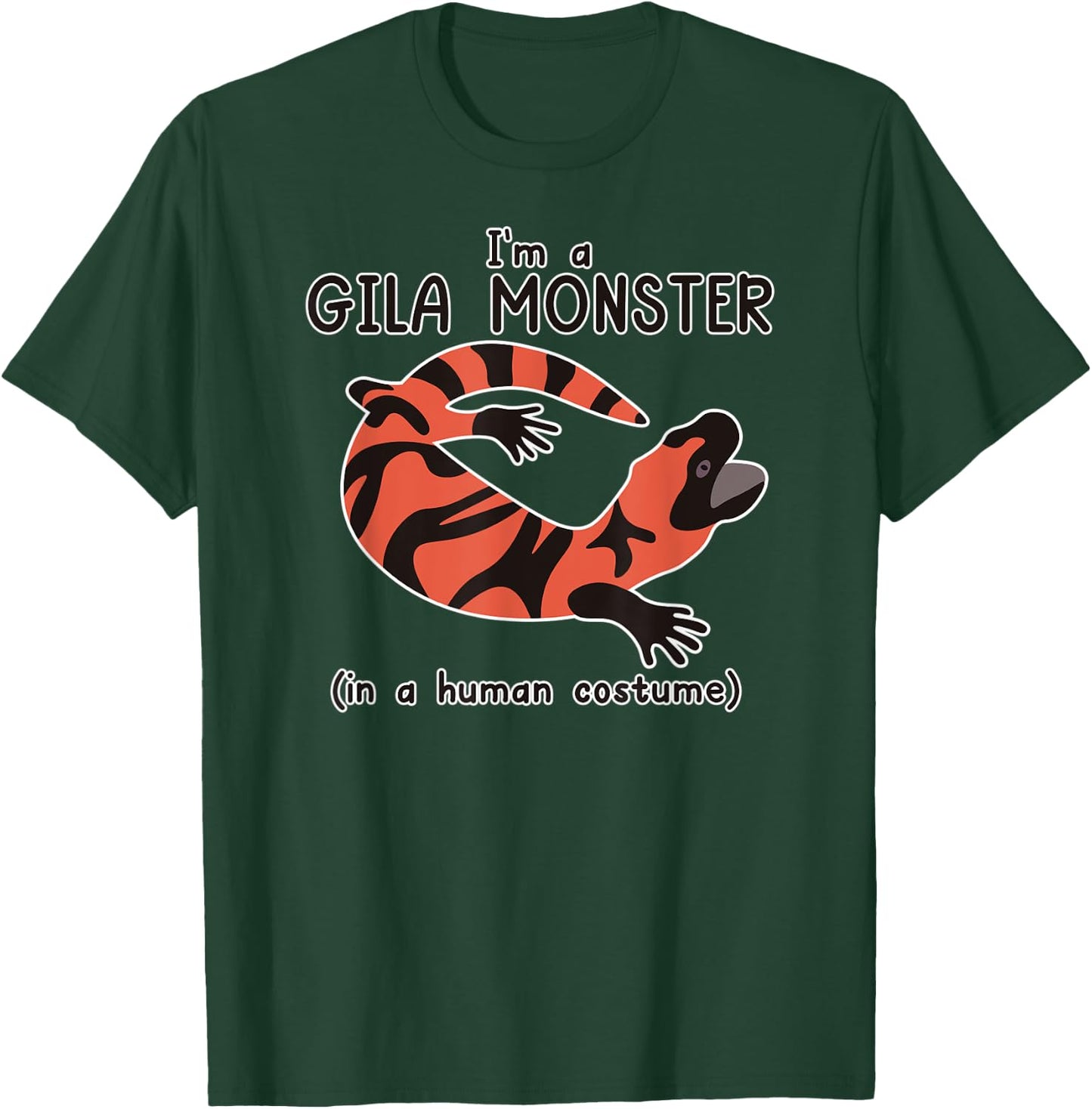 Gila Monster Costume Funny Halloween Graphic T-Shirt - T-Shirt | Forest