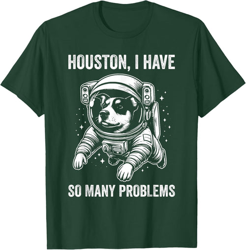 Dog Dad Mom Space - Houston Problem Texas Heeler