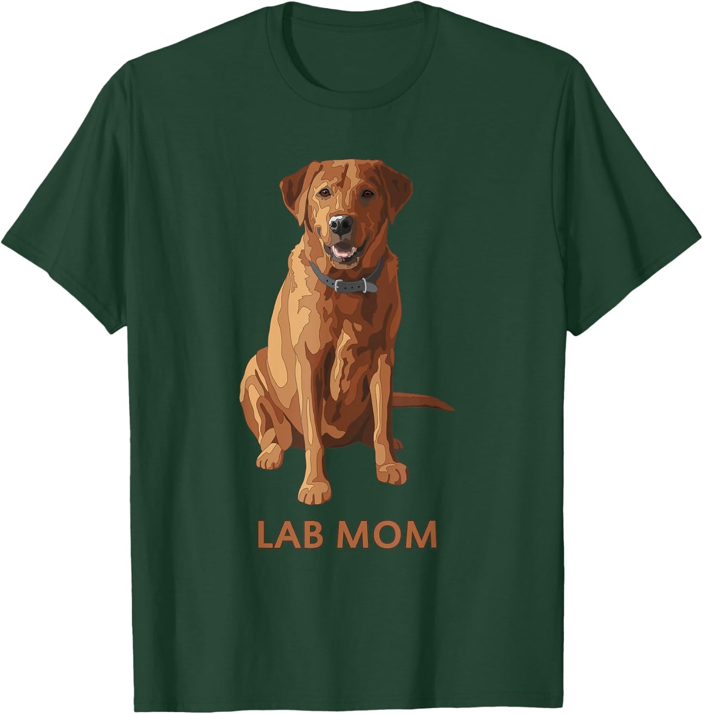 Lab Mom Fox Red Labrador Retriever Dog Lover Gift T-Shirt - T-Shirt | Forest