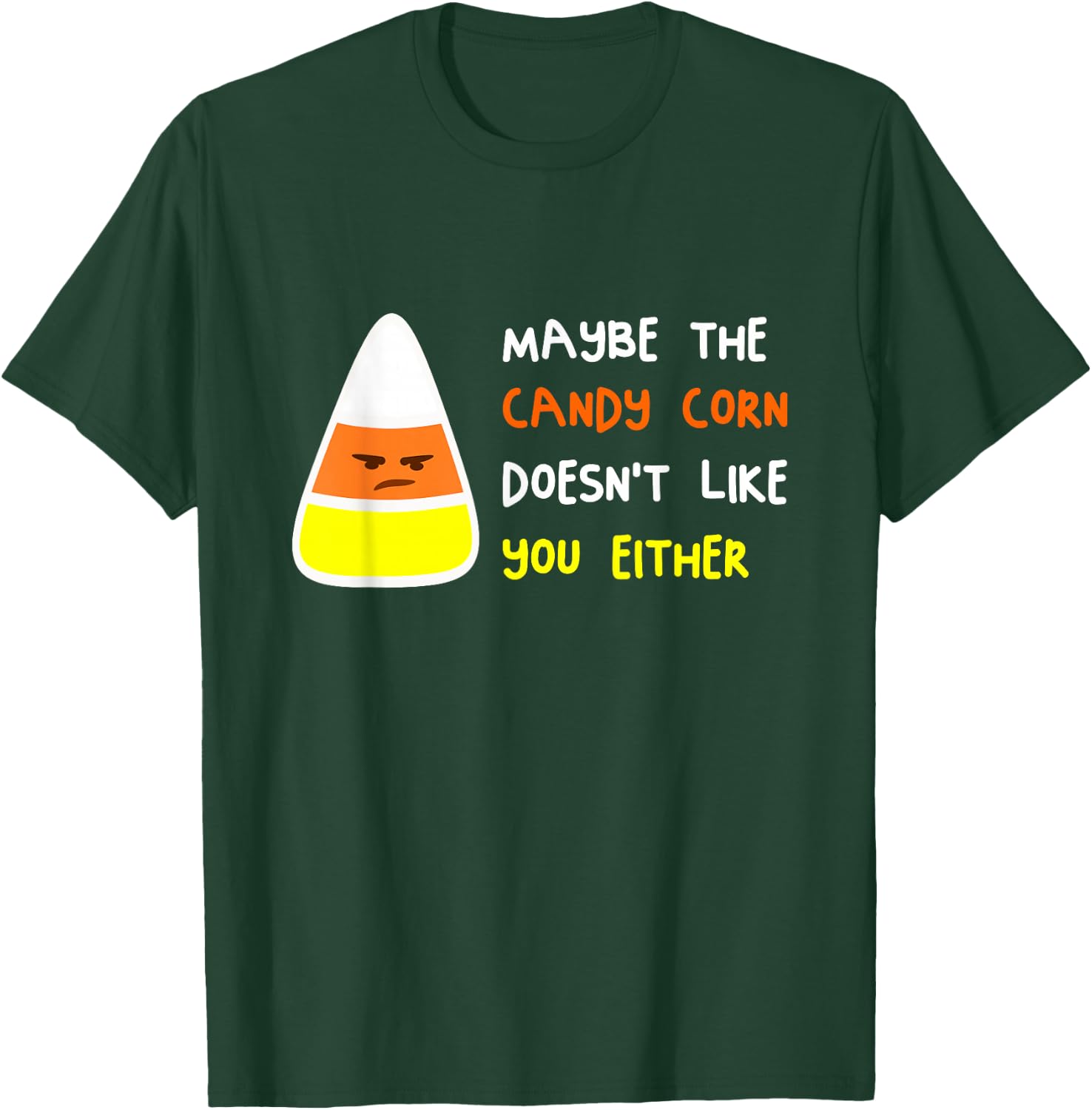 Halloween Costume Team Candy Corn T-Shirt - T-Shirt | Forest