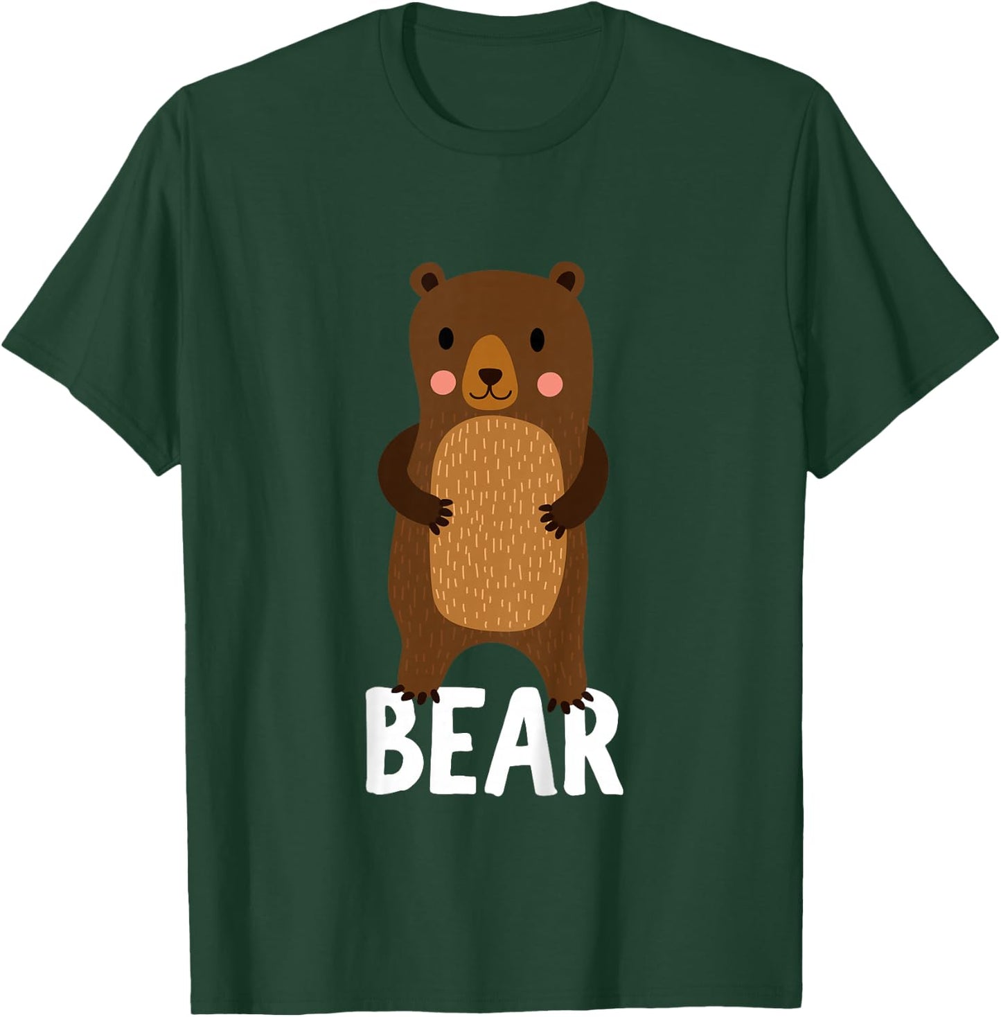 Kids Bear Shirt for Boys Or Girls | Cute Bear Gift T-Shirt - T-Shirt | Forest