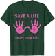 Save Life Grope Your Wife Cool Breast Cancer Awareness Gift T-Shirt - T-Shirt | Forest