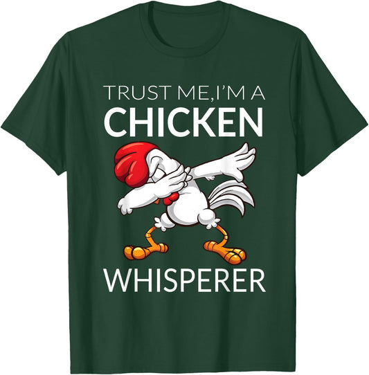 Chicken Dabbing: Chicken Whisperer, Funny Cute Poultry T-Shirt - T-Shirt | Forest