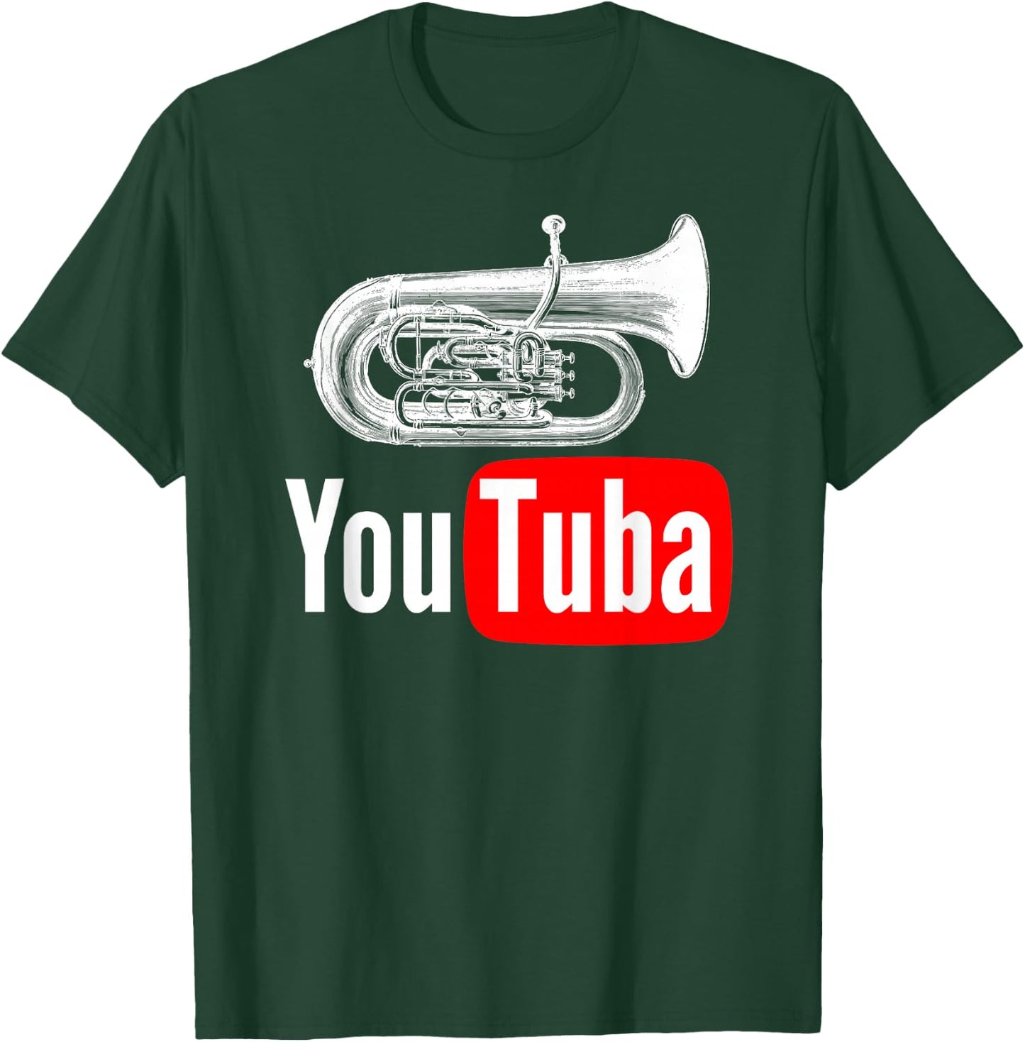 Funny You Tuba Marching Band Small T-Shirt - T-Shirt | Forest