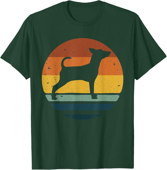 Miniature Pinscher Min Pin Vintage Retro Dog Mom Dad Women Kids T-Shirt - T-Shirt | Forest